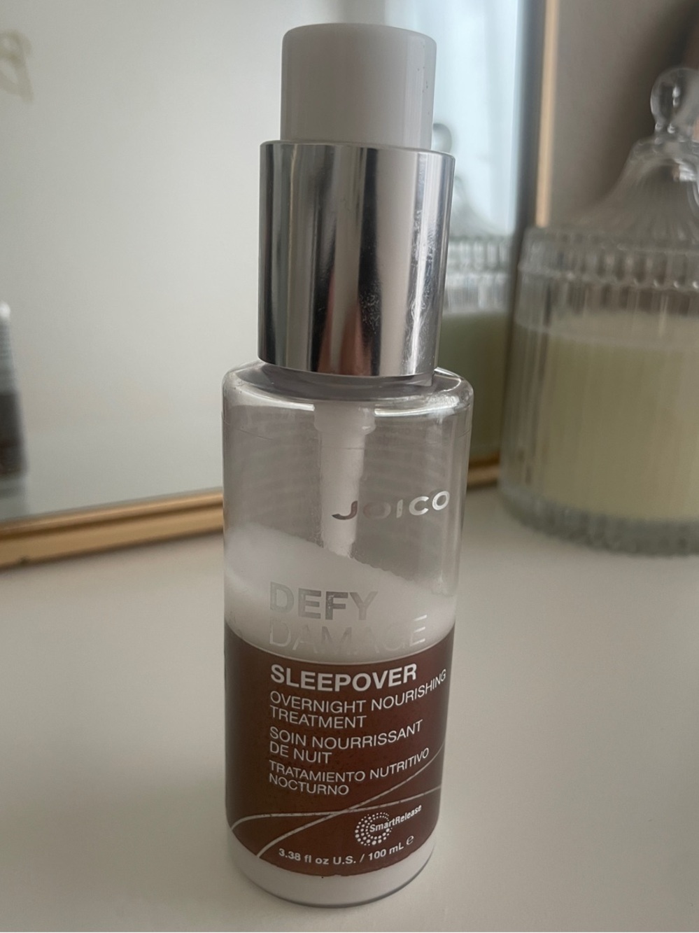 Joico Defy Damage Sleepover Overnight Nourishing Treatment - Brown & Silver